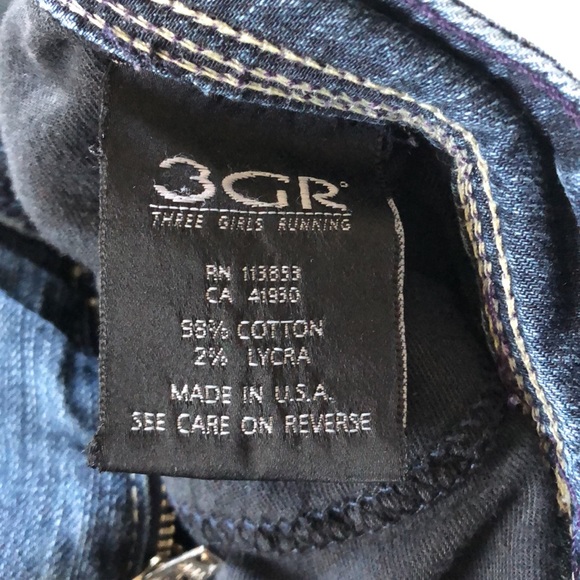 3GR Medium Wash Denim Straight Cut Jeans | Size 28 | Mid Rise - Picture 9 of 16